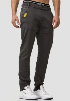 Indicode Jeans Pantalons Tapered Broek Zannes Heren Grijs -Kleding Verkoop 6aea61894d5a9b2e35262eb376e94b1a