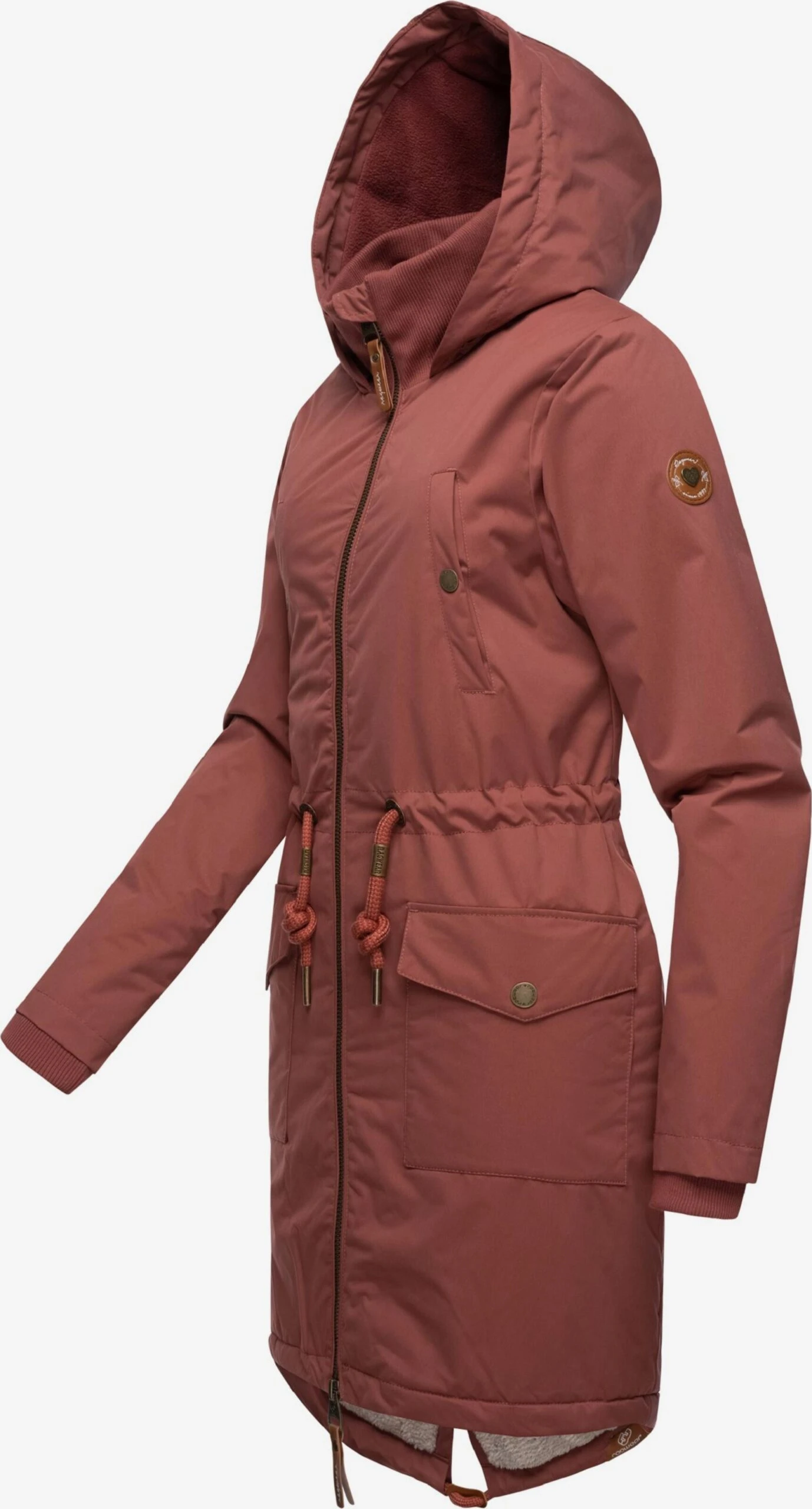Ragwear Parkas Winterparka Crescend Dames Roestbruin 5 Ragwear Parkas Winterparka Crescend Dames Roestbruin - Image 3