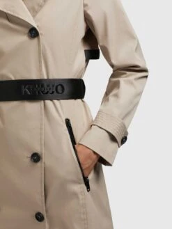 Khujo Trenchcoats Tussenmantel Sarina Dames Lichtbeige -Kleding Verkoop 7248b1e7ab741c596d75f1b84902f8ea