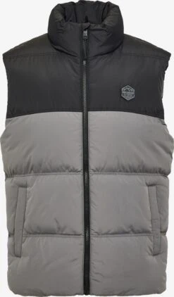 Threadbare Bodywarmers Bodywarmer Gilet Lethame Heren Zwart