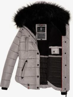 Marikoo Winterjassen Winterjas Lotusblüte Dames Grijs -Kleding Verkoop 7808abe74c005ec00e7a68807ca8a919