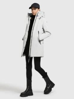 Khujo Winterjassen Winterjas Viona 3 Dames Lichtgrijs -Kleding Verkoop 7872598079e16a635fa2fec08ae3a596