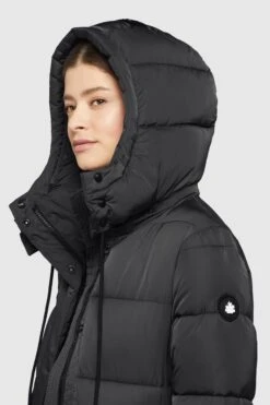 Khujo Wintermantels Wintermantel HAZELLE Dames Zwart -Kleding Verkoop 790730c624bf7713a9594d1d9a6a791d