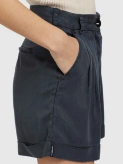Khujo Shorts Loosefit Bandplooibroek Elida Dames Donkerblauw -Kleding Verkoop 799c2ca8d8adc10345077decb231ca09