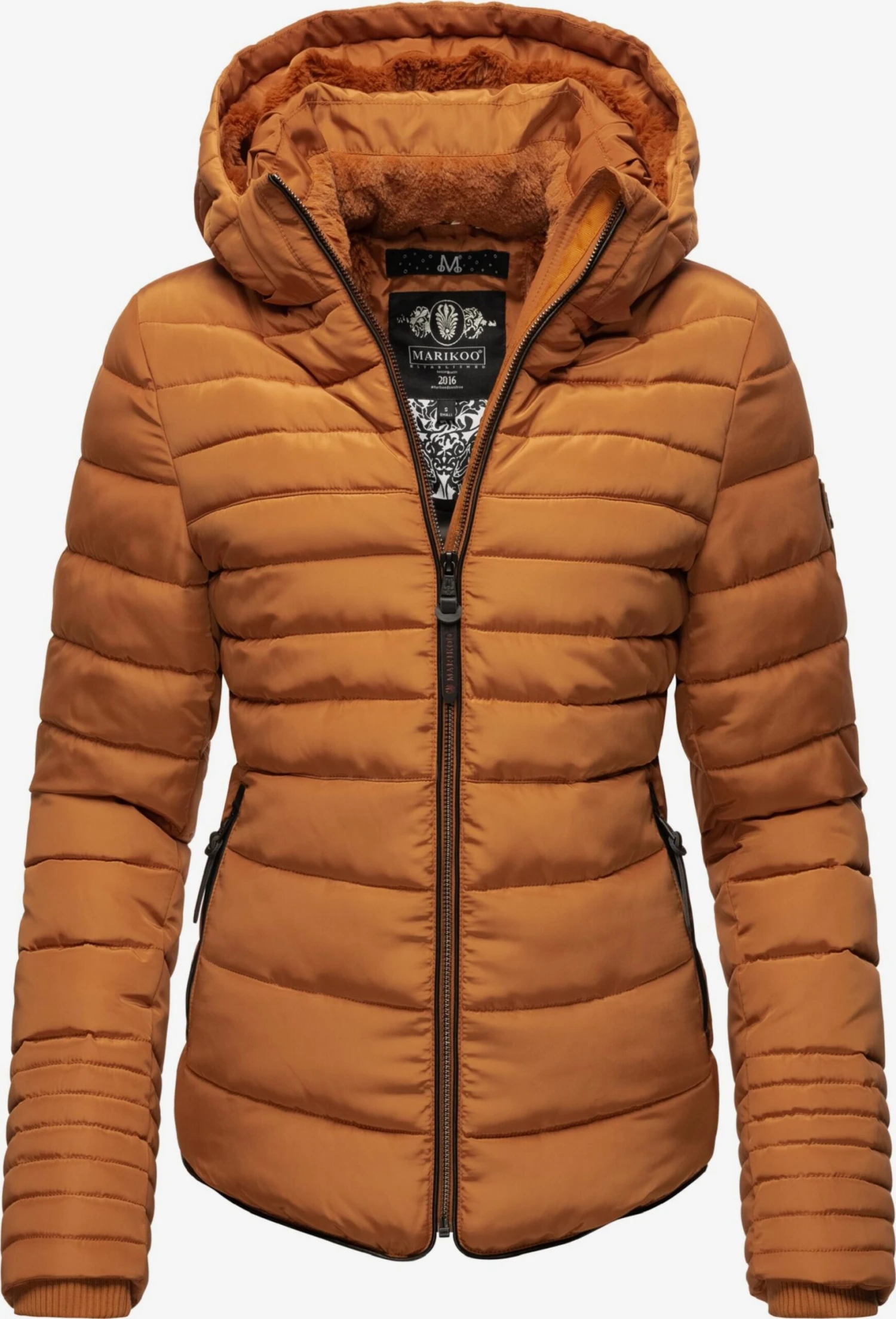 Marikoo Winterjassen Winterjas Amber Dames Roestbruin 3 Marikoo Winterjassen Winterjas Amber Dames Roestbruin