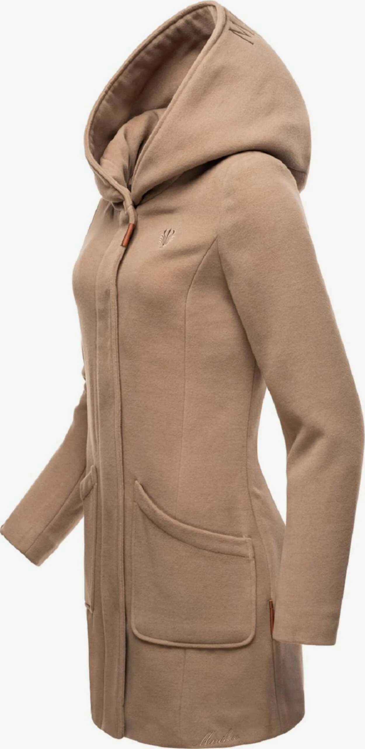 Marikoo Wintermantels Wintermantel Maikoo Dames Greige 4 Marikoo Wintermantels Wintermantel Maikoo Dames Greige - Image 2