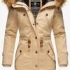 Marikoo Parkas Winterparka La Viva Dames Beige -Kleding Verkoop 7e51b78c3ea0cbf9b32125157b145196