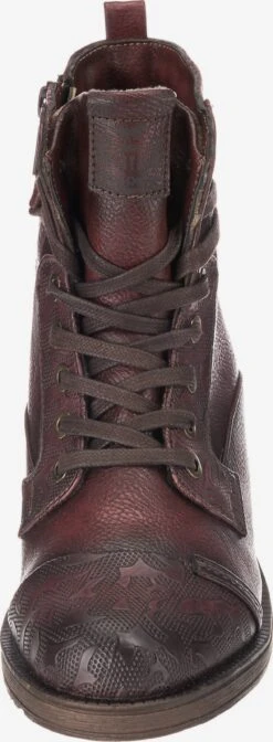 Mustang Enkellaarsjes Veterlaarsjes Dames Bordeaux 12 Mustang Enkellaarsjes Veterlaarsjes Dames Bordeaux -Kleding Verkoop 818a34a7e272ab5b3b09d5f8a1eca64e