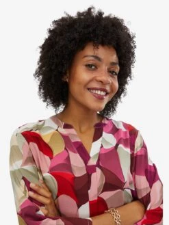 CARTOON Blouses Met Korte Mouw Blouse Dames Fuchsia -Kleding Verkoop 8310efa60fd89485a6b77e2c3e7fb557