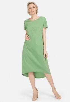 HELMIDGE Midi Jurken Jurk Dames Groen -Kleding Verkoop 861022fa69182a73c431fb24ef373e07