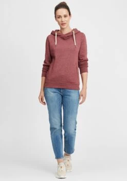 OXMO Hoodies Sweatshirt Vicky Hood Dames Rood / Bordeaux -Kleding Verkoop 869f556cc172c56919d07b93971c2018