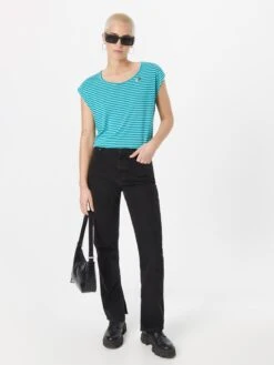 Ragwear T-shirts Shirt TULSA Dames Lichtblauw -Kleding Verkoop 87ba7a9728830ca894f1527085dded26