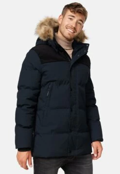 Indicode Jeans Parkas Winterparka Hexyl Heren Zwart -Kleding Verkoop 8a491adf8f91a87f56370a5faf96c341