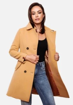 Marikoo Wintermantels Wintermantel Nanakoo Dames Cognac -Kleding Verkoop 8a771adefc238a71d489175f97a63538