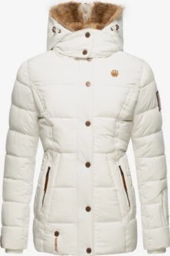 Marikoo Winterjassen Winterjas Nekoo Dames Wit -Kleding Verkoop 8b27901da61878837577dbed258a41a4