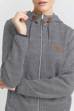 OXMO Outdoor Jassen Fleece Jas Pebbles Dames Grijs -Kleding Verkoop 8cda143c101694d1e5e5c577540bb2bb
