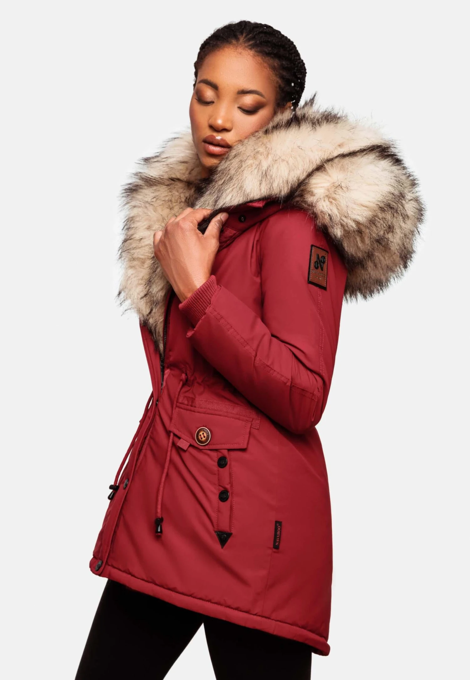 Navahoo Parkas Winterparka Sweety Dames Rood 7 Navahoo Parkas Winterparka Sweety Dames Rood - Image 5