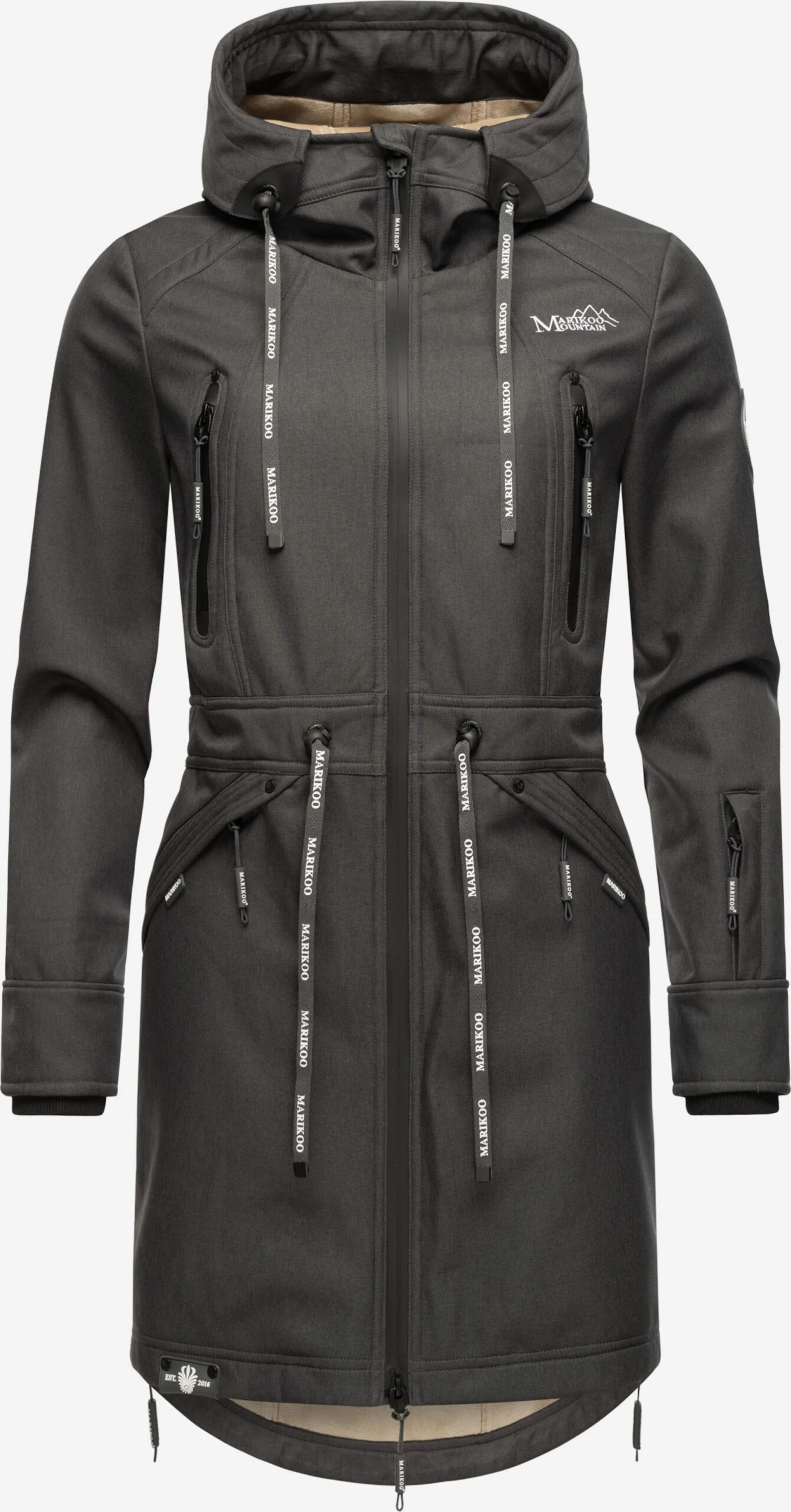 Marikoo Parkas Tussenparka Dames Aardetinten 3 Marikoo Parkas Tussenparka Dames Aardetinten