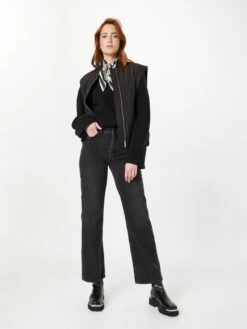 ONLY Wide Leg Wide Leg Jeans CAMILLE Dames Zwart -Kleding Verkoop 928999047ae9e171cff8a61068dcf07d