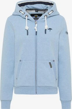 Schmuddelwedda Sweatvesten Sweatvest Dames Navy / Blauw GemĂȘleerd