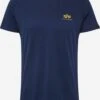 Alpha Industries T-shirts Regular Fit Shirt Heren Navy -Kleding Verkoop 9361437811a0330d25a76f62d75155ce