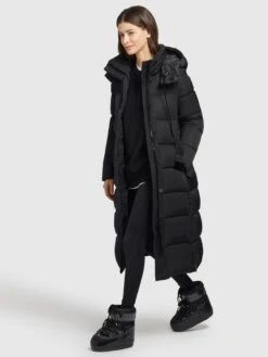 Khujo Wintermantels Wintermantel HAZELLE Dames Zwart -Kleding Verkoop 948352e593f36244501495bc9908c5e6