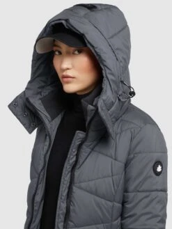 Khujo Tussenmantels Tussenmantel Fitt Light Dames Donkergrijs -Kleding Verkoop 959775e15a869d9e0a85823ab0496e27