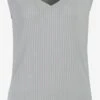 HELMIDGE Mouwloze Shirts Top Dames Grijs