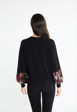 Faina Fijngebreide Truien Trui Caneva Dames Zwart -Kleding Verkoop 9914b18dd87319edd047194876586057