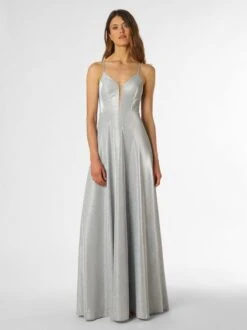 Marie Lund Avondjurken Avondjurk Dames Zilver