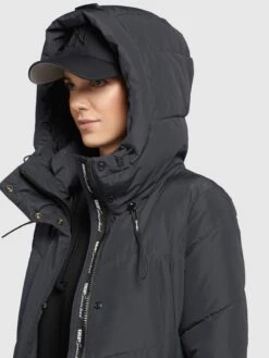 Khujo Wintermantels Wintermantel Elvita Dames Donkerblauw -Kleding Verkoop 9a7039179493ac8ea0e813e93641d192