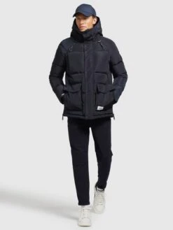 Khujo Winterjassen Winterjas Jedi Heren Donkerblauw -Kleding Verkoop 9c80ee89eb6c684130d9766900f31cc2