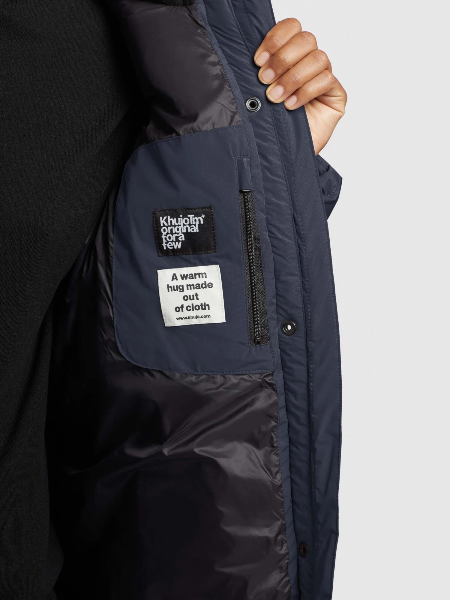 Khujo Wintermantels Wintermantel TIONE Dames Navy 10 Khujo Wintermantels Wintermantel TIONE Dames Navy - Image 8