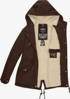 Marikoo Winterjassen Winterjas Manolya Dames Donkerbruin -Kleding Verkoop 9d8dfd10a873292749e23660068644c3