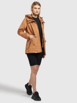 Khujo Parkas Tussenparka FELINA Dames Camel -Kleding Verkoop 9df0788fc71512347e3b46bee503cec5