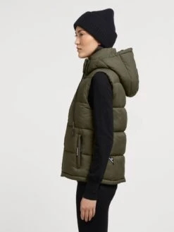 Khujo Bodywarmers Bodywarmer Eden Dames Kaki -Kleding Verkoop a31c2ffd6d712dabbcffe8c55149fc74