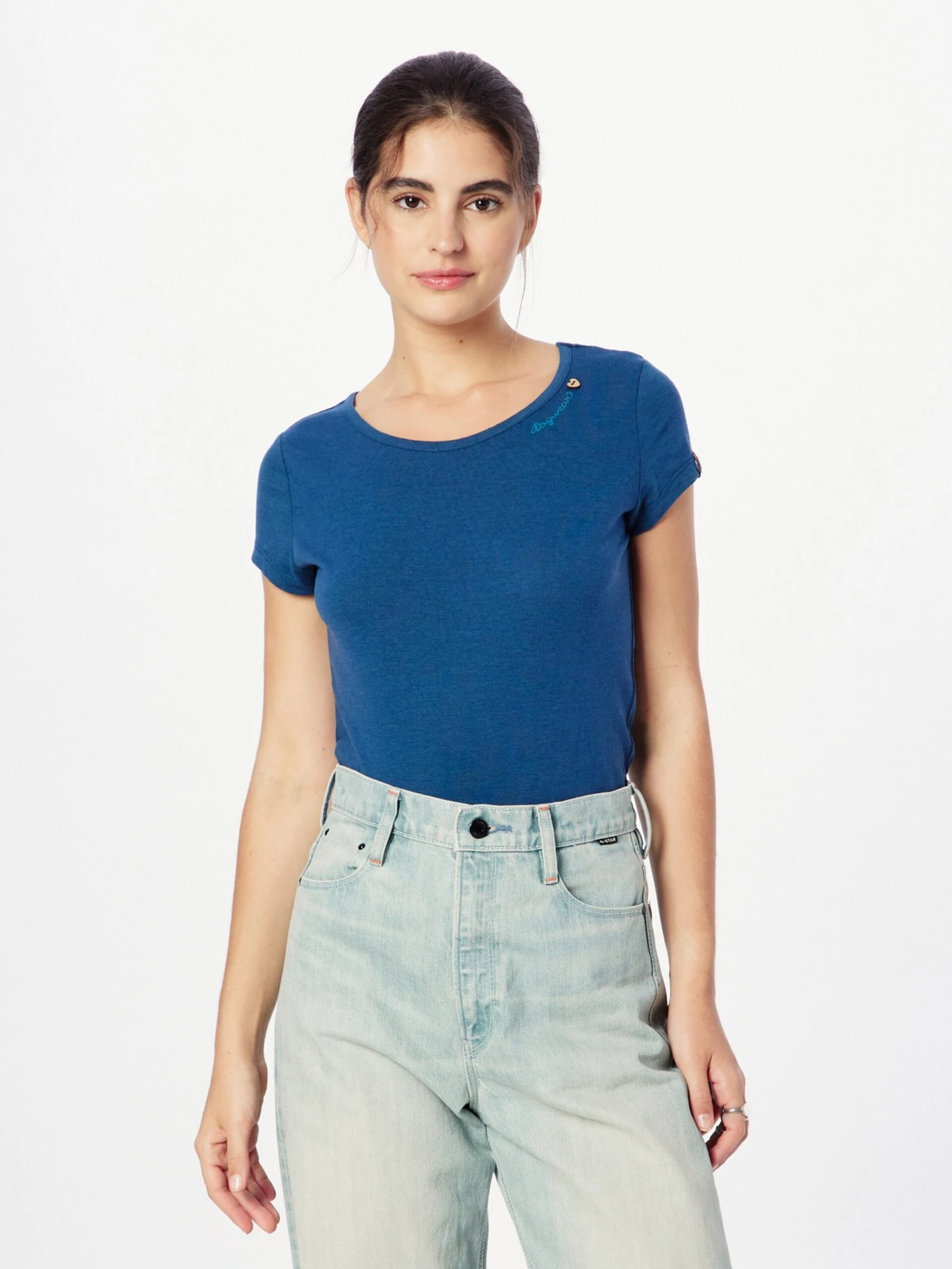 Ragwear T-shirts Shirt MINTT Dames Blauw / Aqua 5 Ragwear T-shirts Shirt MINTT Dames Blauw / Aqua - Image 3