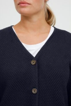 OXMO Vesten Gebreid Vest Helga Dames Marine -Kleding Verkoop a3ee127738d8c337cf6dd44919e6f65e