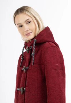 Schmuddelwedda Duffelcoats Tussenmantel Dames Merlot -Kleding Verkoop a42e8d26e47ed05b15f94b3349cd053e
