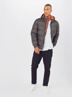 Indicode Jeans Winterjassen Regular Fit Winterjas Adrian Heren Antraciet -Kleding Verkoop a58b9a1dbd239abc5577ca83219d9623