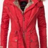 Marikoo Parkas Winterparka Grinsekatze Dames Rood 2 Marikoo Parkas Winterparka Grinsekatze Dames Rood -Kleding Verkoop a685eb4d8480f89dc3f9be2492c2cbf2
