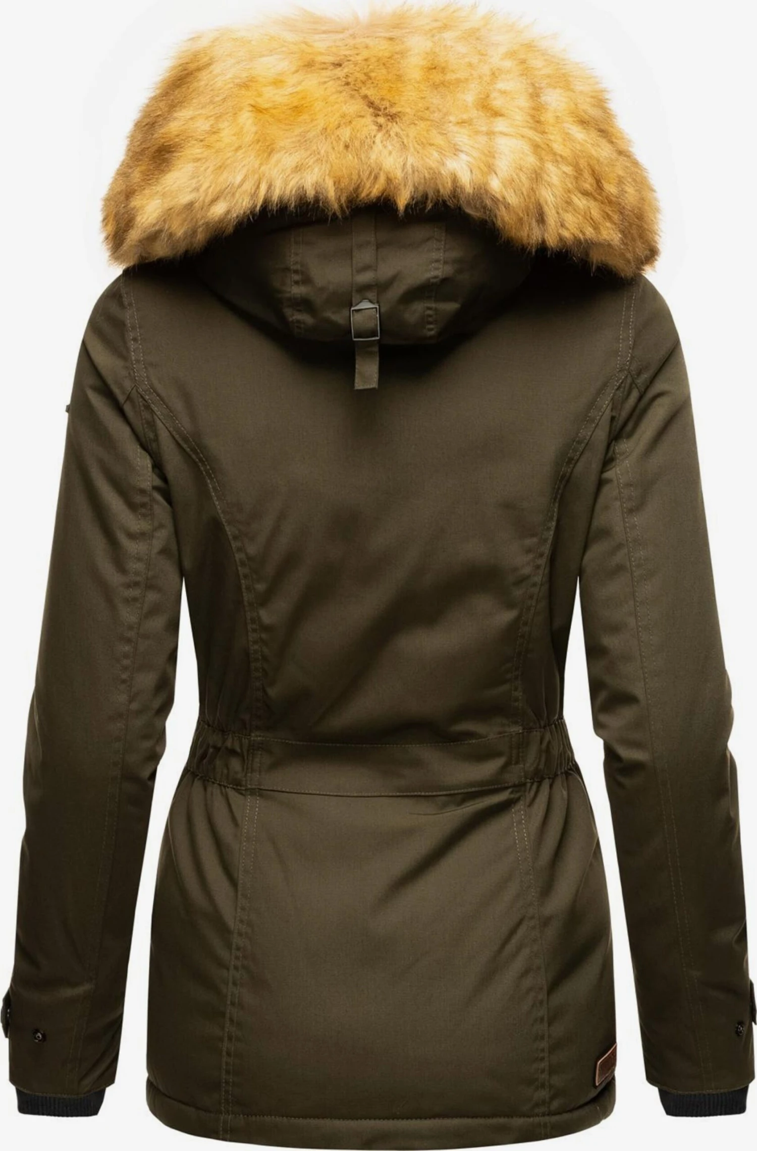 Navahoo Winterjassen Winterjas Laura Dames Kaki 5 Navahoo Winterjassen Winterjas Laura Dames Kaki - Image 3
