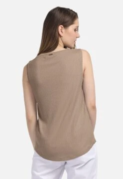 HELMIDGE Mouwloze Shirts Top Dames Beige -Kleding Verkoop aa0228ed1adfcd7c90038bc9fe56de41