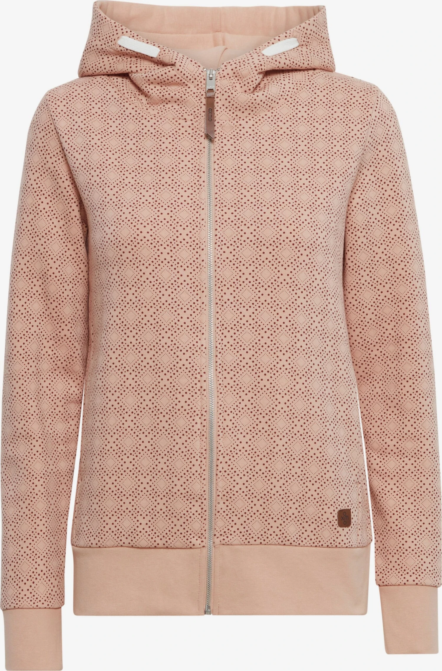 OXMO Sweatvesten Sweatvest VENDELA Dames Rosa 3 OXMO Sweatvesten Sweatvest VENDELA Dames Rosa