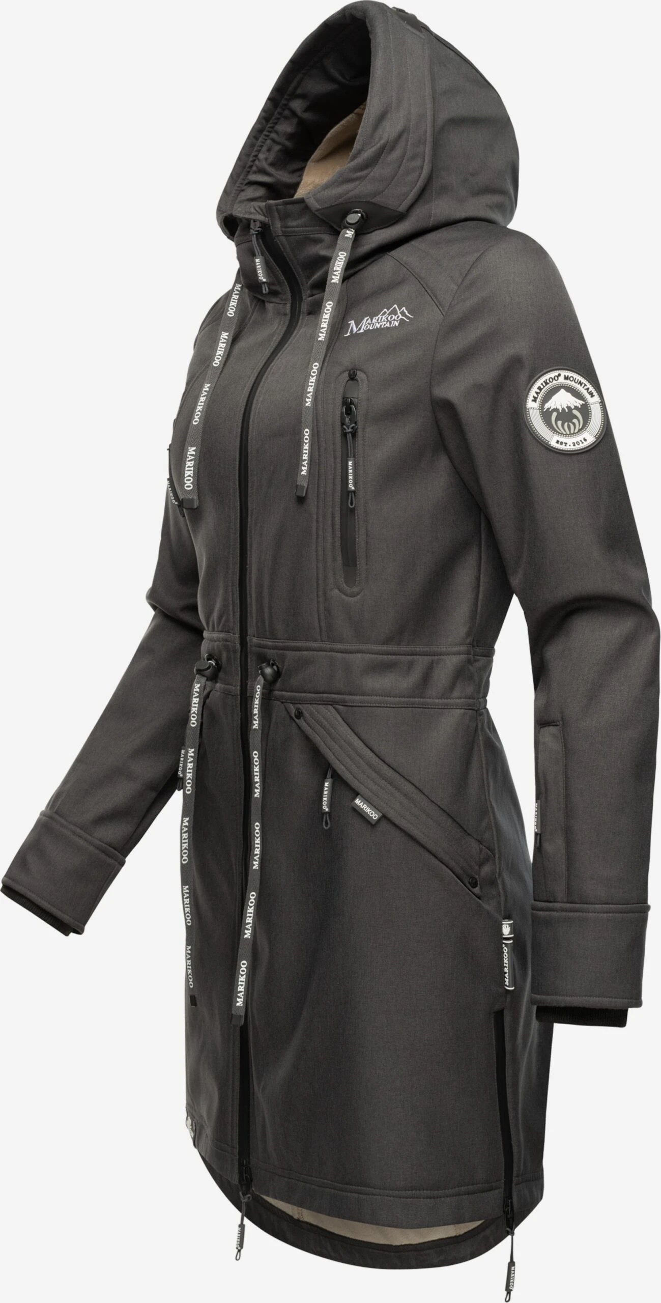 Marikoo Parkas Tussenparka Dames Aardetinten 4 Marikoo Parkas Tussenparka Dames Aardetinten - Image 2