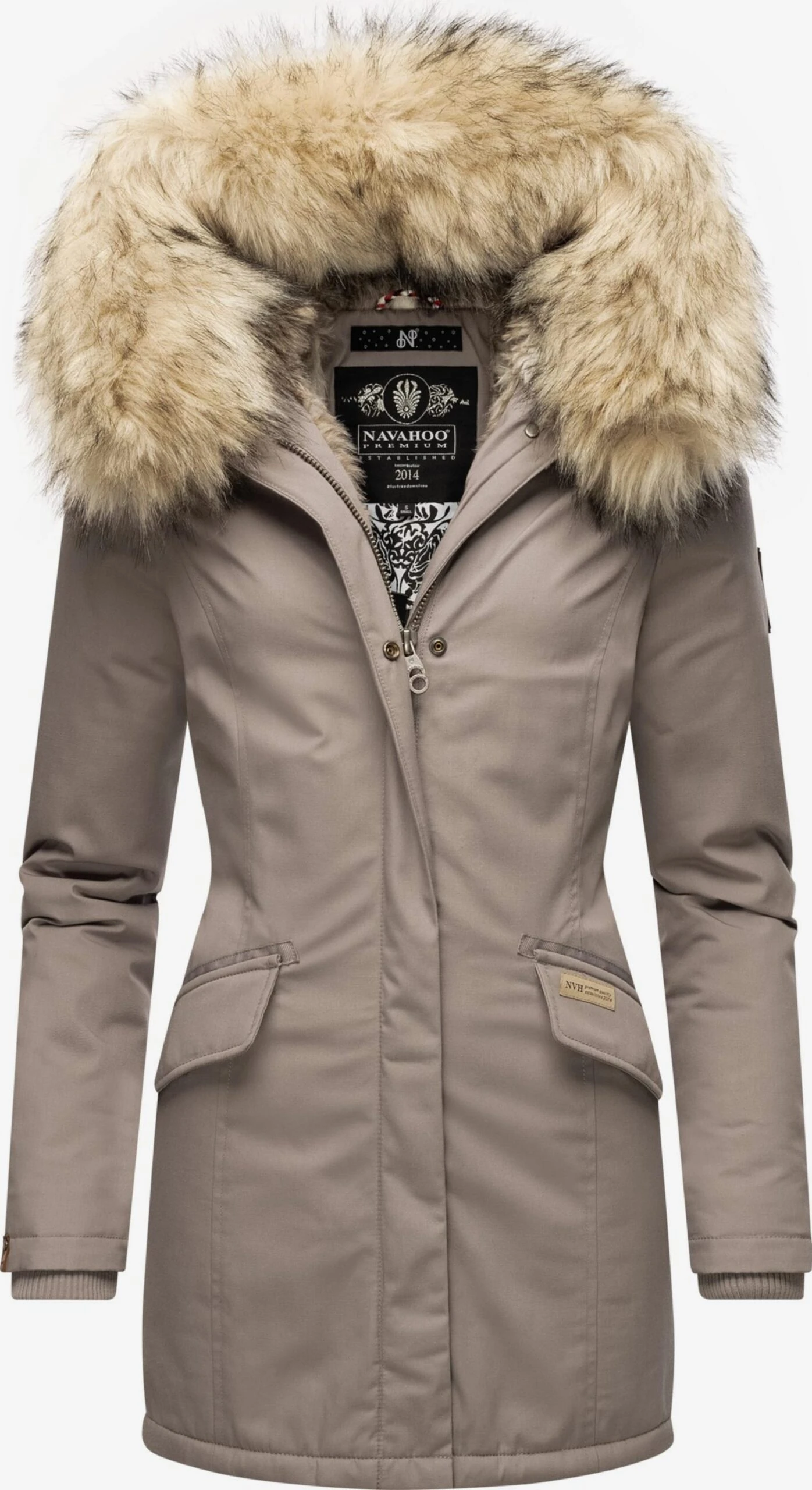 Navahoo Parkas Winterparka Cristal Dames Grijs 3 Navahoo Parkas Winterparka Cristal Dames Grijs