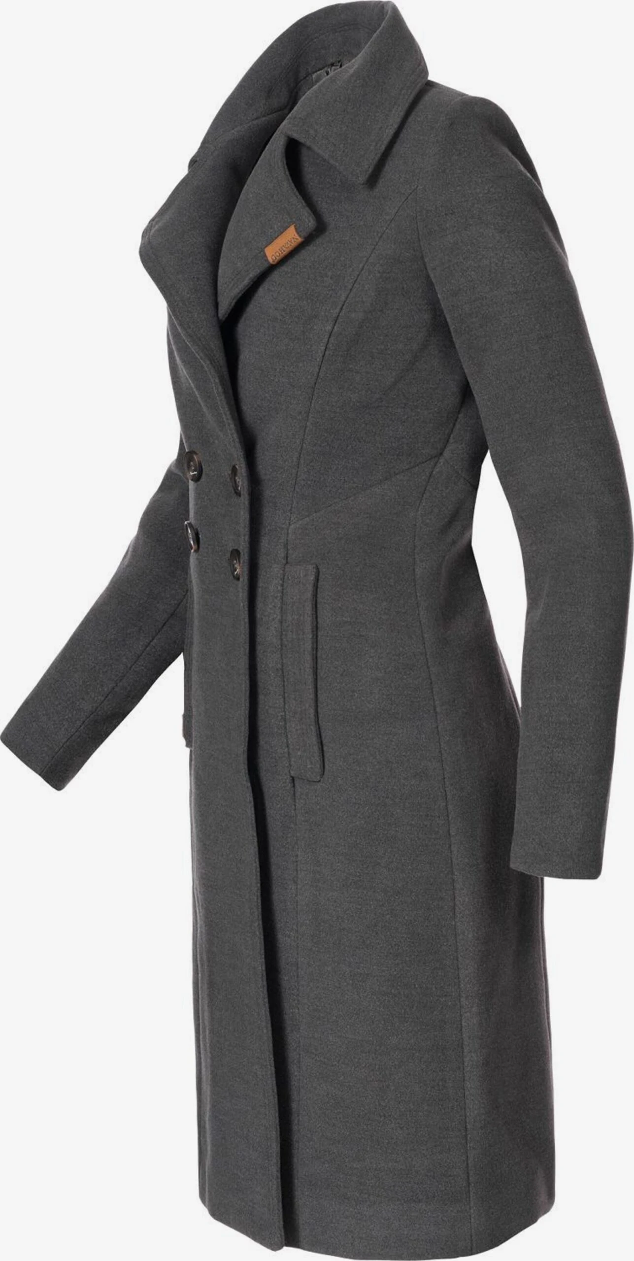 Navahoo Wintermantels Wintermantel Wooly Dames Antraciet 5 Navahoo Wintermantels Wintermantel Wooly Dames Antraciet - Image 3