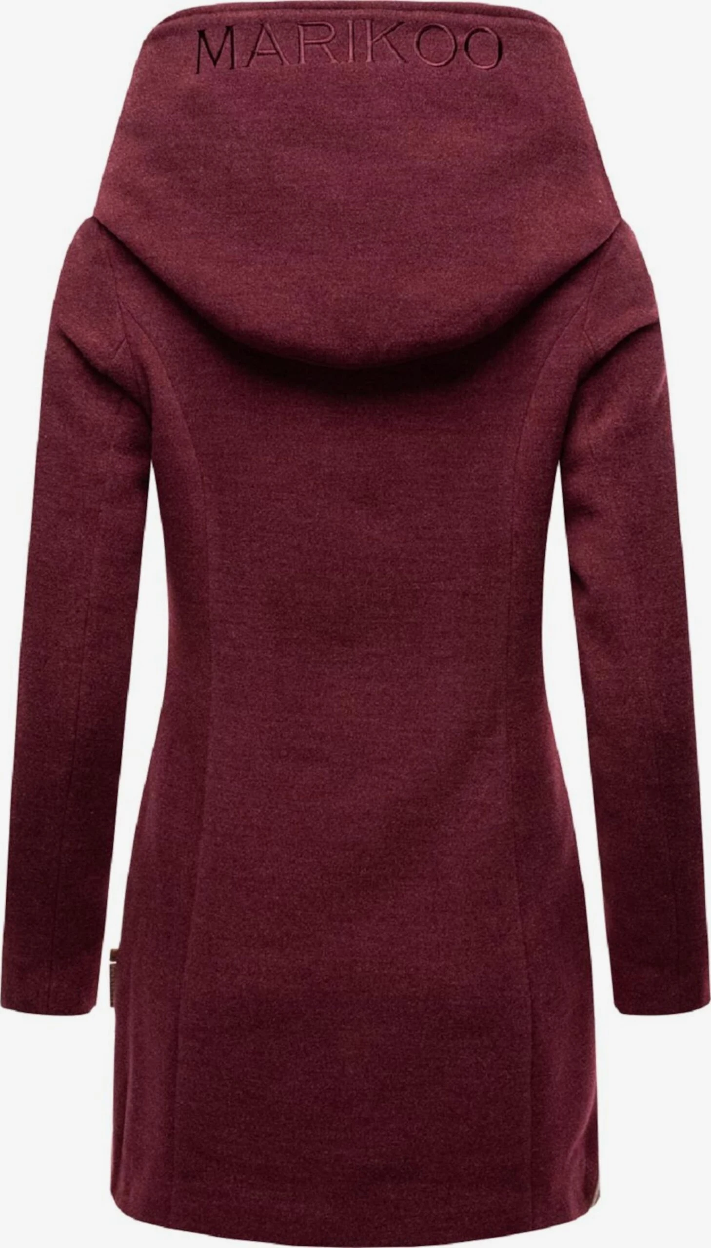 Marikoo Wintermantels Wintermantel Maikoo Dames Bordeaux 5 Marikoo Wintermantels Wintermantel Maikoo Dames Bordeaux - Image 3