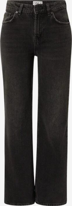 ONLY Wide Leg Wide Leg Jeans CAMILLE Dames Zwart