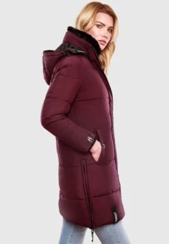 Marikoo Wintermantels Wintermantel Dames Kersrood -Kleding Verkoop b4457d028e8314a59caa1897d4106147